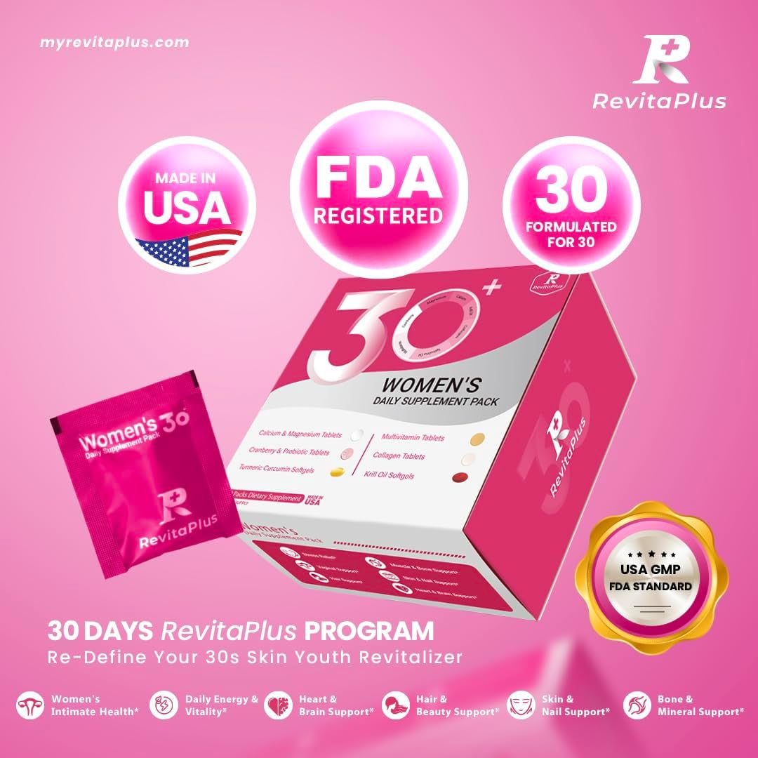 Women’s Multivitamin – 30 Packs for Energy & Wellness