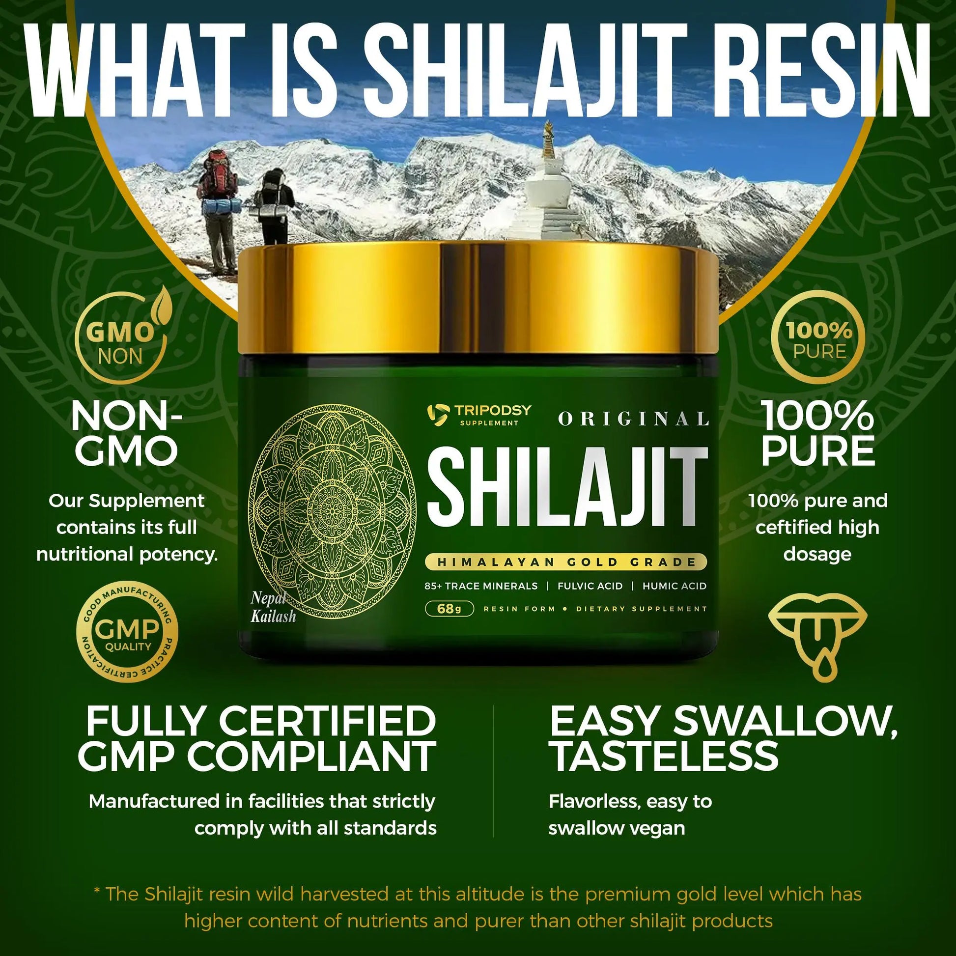 Pure Himalayan Shilajit Resin
