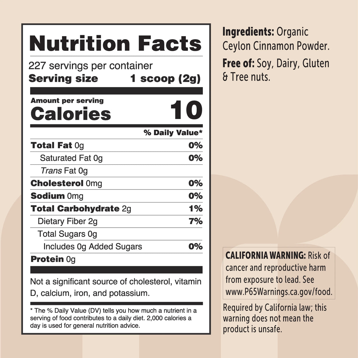 Organic Ceylon Cinnamon Powder