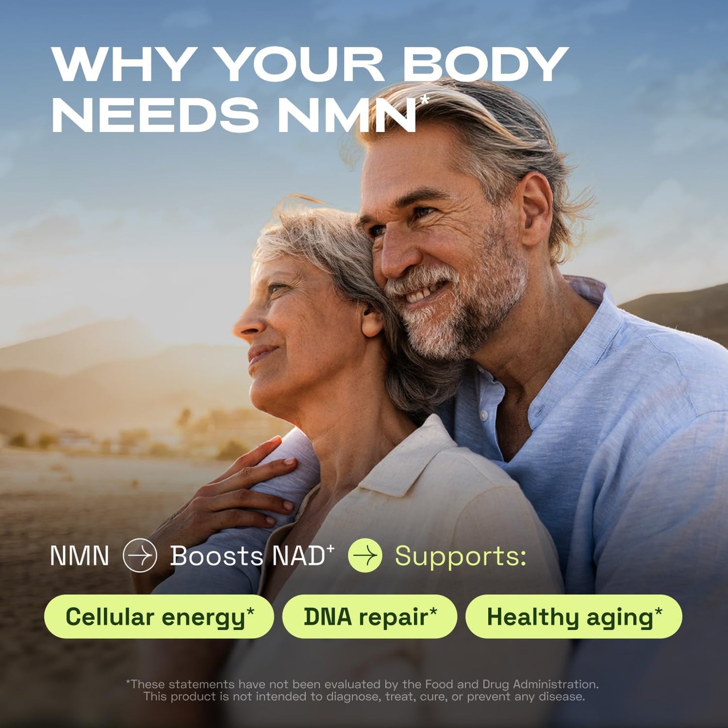 NMN Supplement – 4-In-1 NAD Supplement with Quercetin