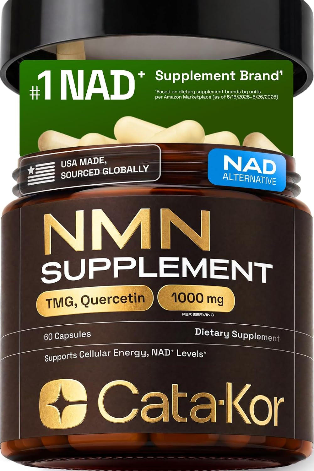 NMN Supplement – 4-In-1 NAD Supplement with Quercetin