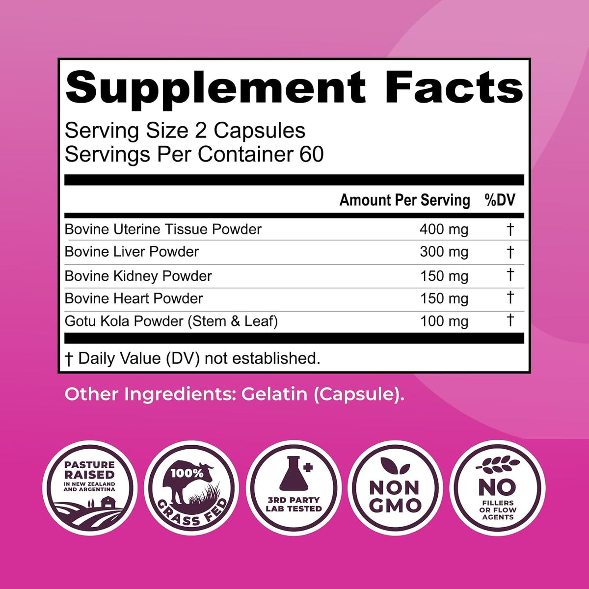Beef Organ Supplement for Women